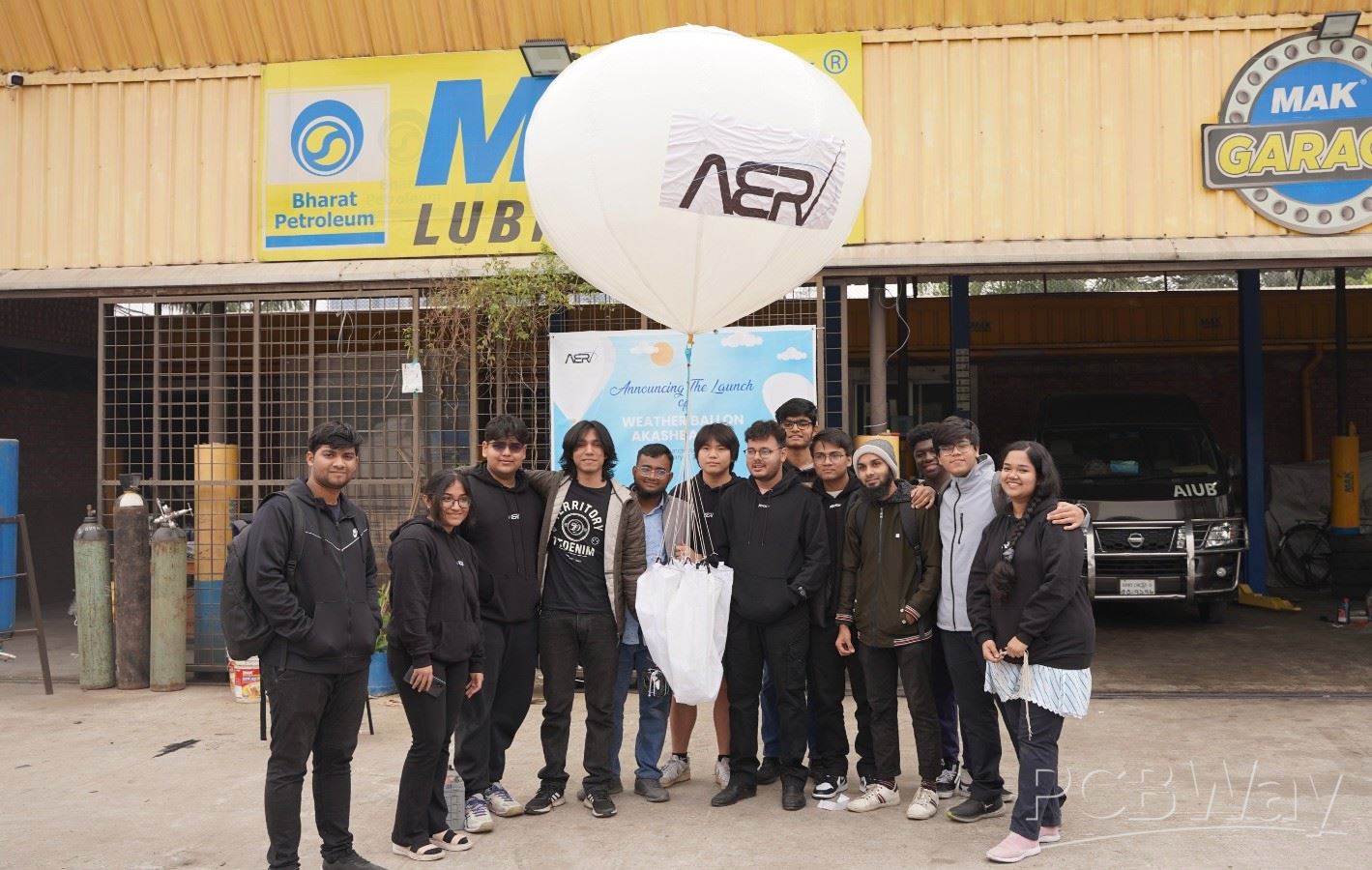 Amateur Experimental Rocketry Dhaka — founded 2022, sponsored by AIUB’s D2A2I.